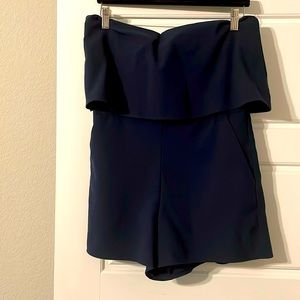 Aqua brand navy blue romper size large